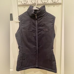 NorthFace Reversible Vest on Gray, Size Small Women’s